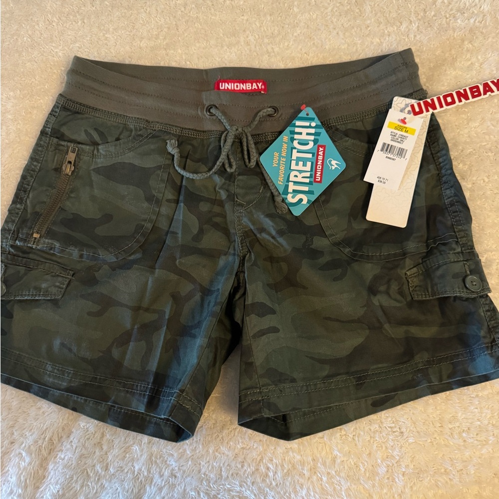 UNIONBAY Green Cargo Shorts Adventure Ready